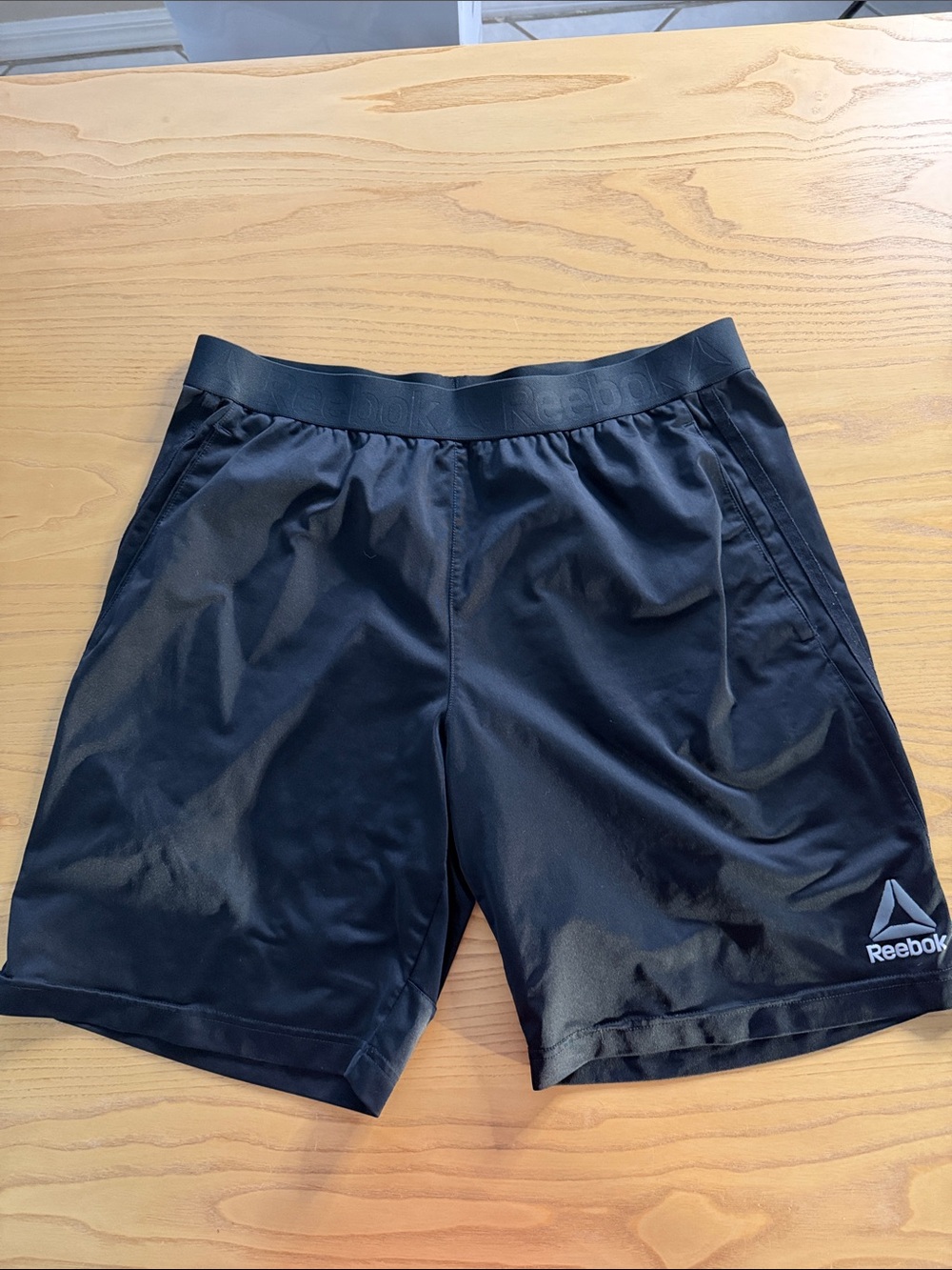 Reebok Men's Black Athletic Training Shorts